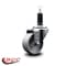 Service Caster 3'' Semi Steel Wheel Swivel 1-1/8'' Expanding Stem Caster SCC-EX20S315-SSR-118 - alternate 2
